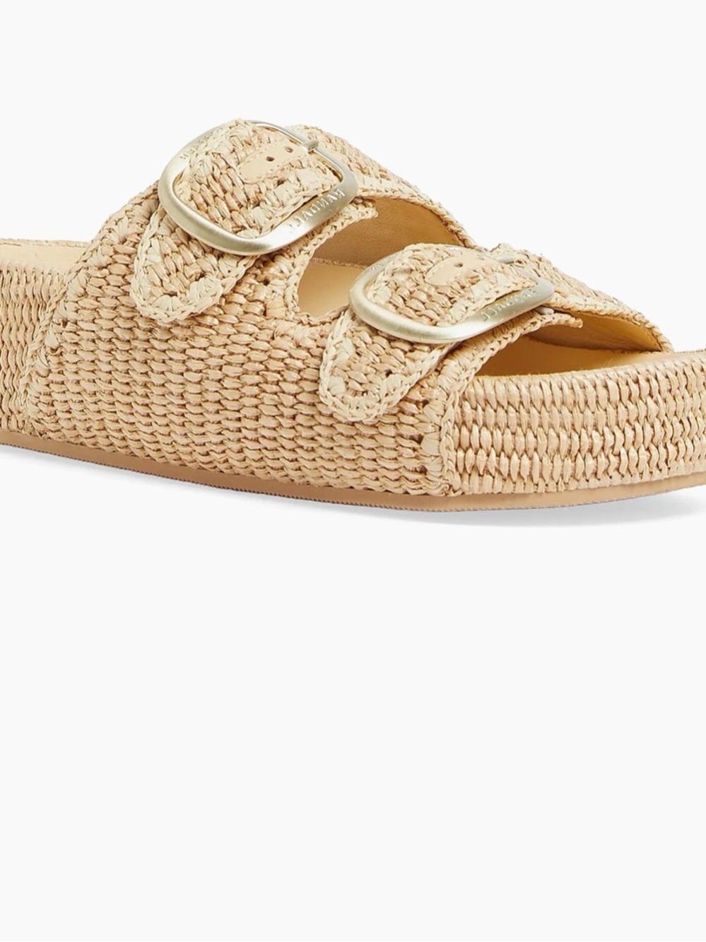 💛 Loeffler Randall Theo 40MM Cotton-Blend Platform Sandals